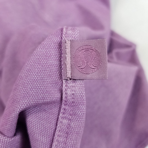 Lululemon Shirt Mens Medium Commission Long Sleeve Vintage Plum Enzyme Dye $118 - Picture 4 of 8